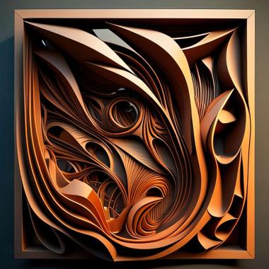 3D model Abstractionism (STL)